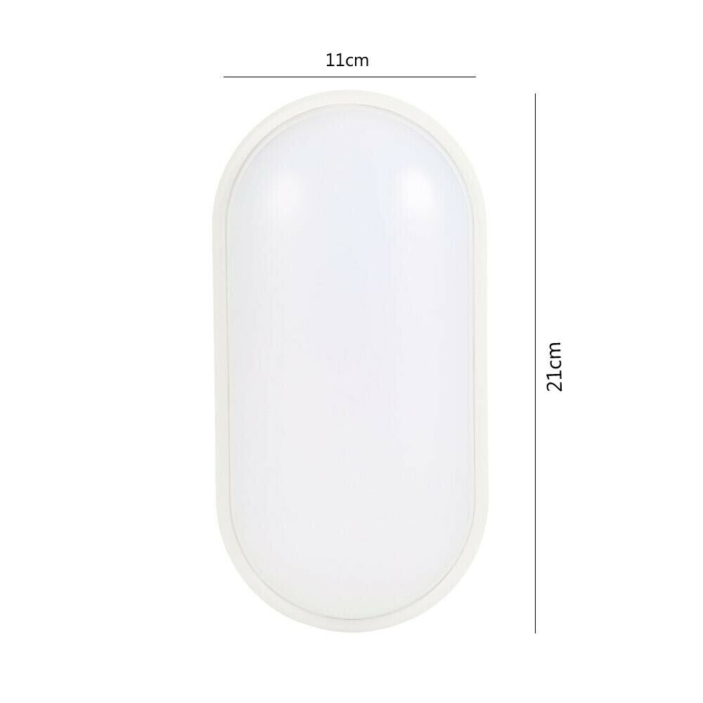 LAMPADA LED 15 WATT LUCE BIANCA 8000K PLAFONIERA PER ESTERNO APPLIQUE A PARETE