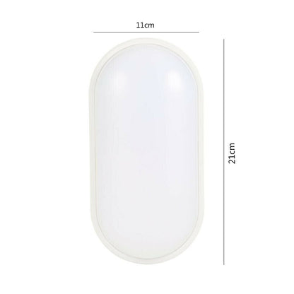 LAMPADA LED 15 WATT LUCE BIANCA 8000K PLAFONIERA PER ESTERNO APPLIQUE A PARETE
