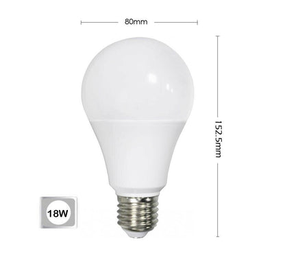 LAMPADINA LED 18 W LAMPADA GLOBO SFERA LUCE CALDA E27 A80