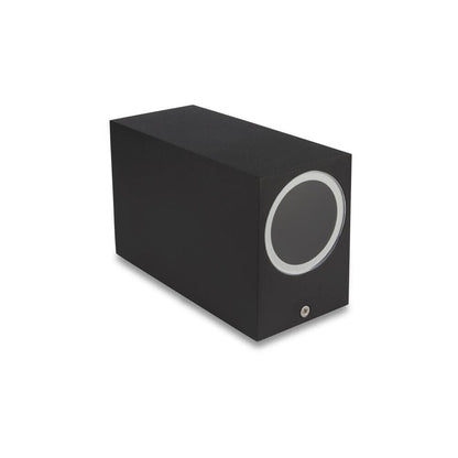 APPLIQUE DA PARETE INTERNO ESTERNO IP65 PORTA FARETTO GU10 ES55N NERO