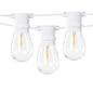 CATENA LUMINOSA 10 PORTA LAMPADA E27 CAVO 10 MT PROLUNGA ESTERNO IMPERMEABILE