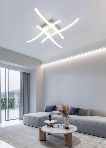 PLAFONIERA LED LUCE BIANCA CALDA NATURAE LAMPADARIO 31 WATT STILE MODERNO