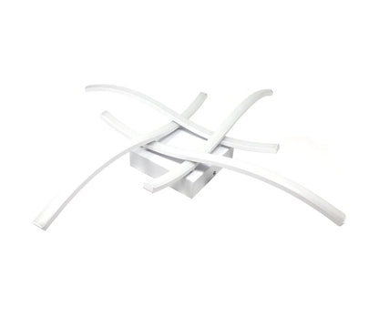 PLAFONIERA LED LUCE BIANCA CALDA NATURAE LAMPADARIO 31 WATT STILE MODERNO