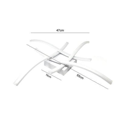 PLAFONIERA LED LUCE BIANCA CALDA NATURAE LAMPADARIO 31 WATT STILE MODERNO