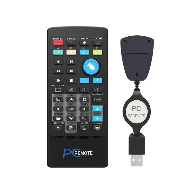 TELECOMANDO WIRELESS PER PC RICEVITORE USB NOTEBOOK INFRAROSSI MOUSE