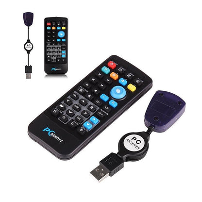 TELECOMANDO WIRELESS PER PC RICEVITORE USB NOTEBOOK INFRAROSSI MOUSE