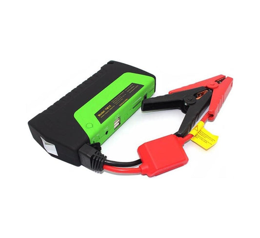 AVVIATORE BATTERIE AUTO DI EMERGENZA JUMP STARTER CAVI BATTERIA RICARICABILE