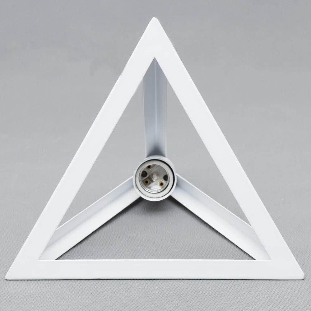LAMPADARIO DA SOFFITTO A SOSPENSIONE TRIANGOLO 3D PORTALAMPADA E27