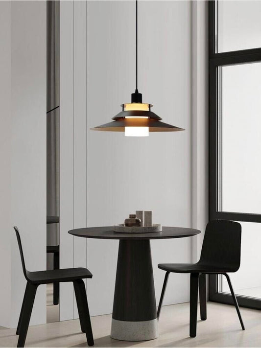 LAMPADARIO A SOSPENSIONE PORTA LAMPADINA E27 LAMPADA INDUSTRIALE VINTAGE NERO