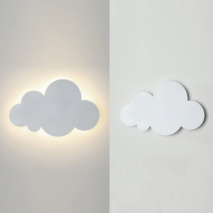 APPLIQUE LED LUCE BIANCA CALDA NATURALE A FORMA DI NUVOLA LAMPADA DA PARETE 9 W