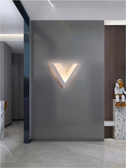 APPLIQUE LED LUCE BIANCA CALDA NATURALE LAMPADA A V IN VETRO DA PARETE 9 W