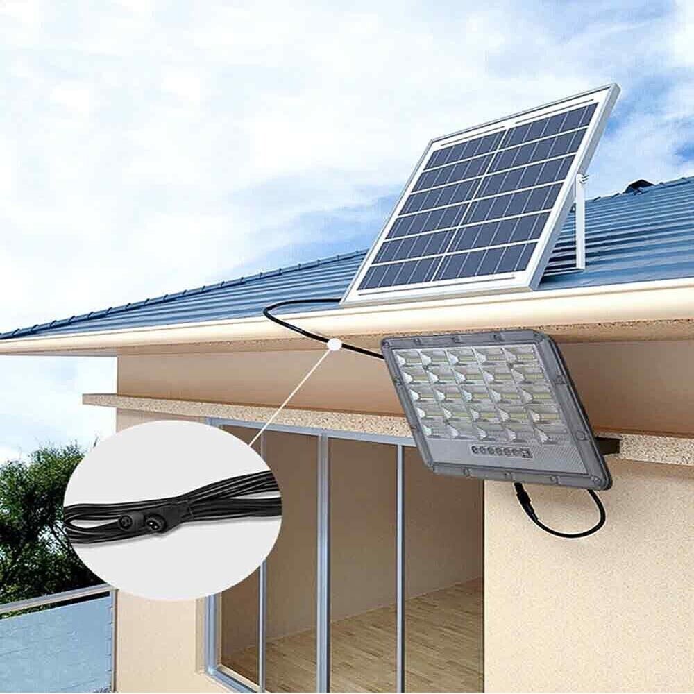 200 W FARO LED PANNELLO SOLARE RICARICABILE ILLUMINATORE LUCE BINCA TELECOMANDO