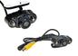 TELECAMERA RETROMARCIA 2 LED VISIONE NOTTE CAMERA A COLORI STAFFA X AUTO CAMPER