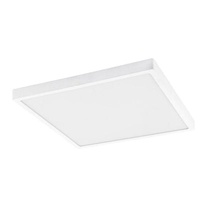 PLAFONIERA LED 30 WATT 3 LUCI LUCE BIANCA CALDA NATURALE PANNELLO + CORNICE