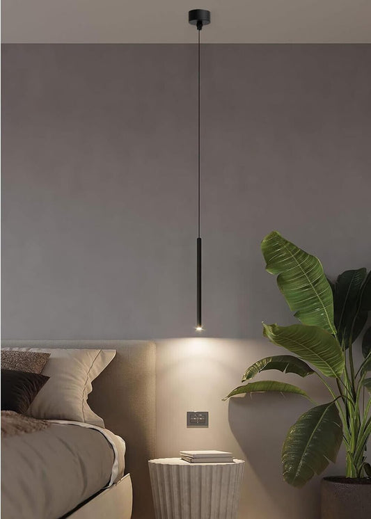 LAMPADARIO DA SOFFITTO LED LUCE NATURALE 4000K 3 WATT STILE MODERNO NERO A11-NN