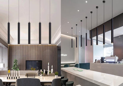 LAMPADARIO DA SOFFITTO LED LUCE BIANCA 3 WATT STILE MODERNO NERO A11-NF