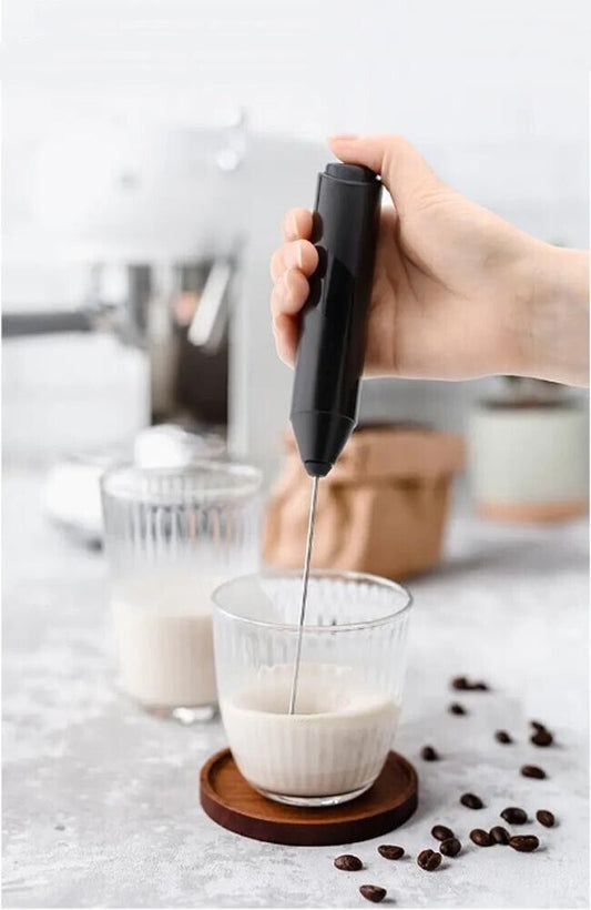 FRULLINO MONTALATTE MISCELATORE FRUSTA ACCIAIO INOX MONTA LATTE CAFFÈ CAPPUCCINO