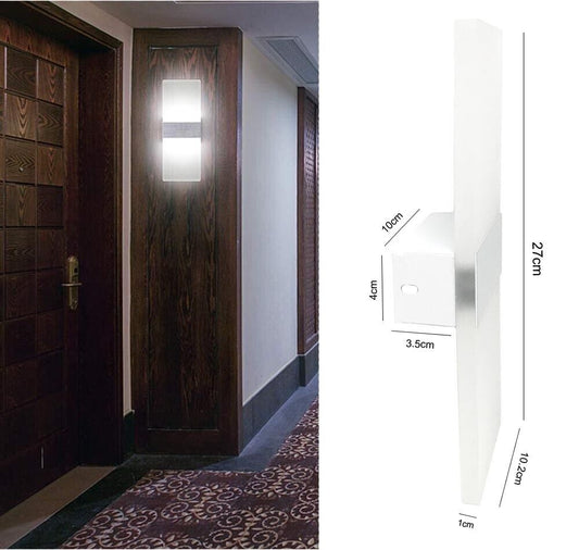 APPLIQUE IN VETRO LAMPADA DA PARETE LED 3 TONALITÀ LUCE BIANCA CALDA NATURALE