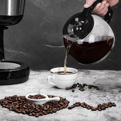 MACCHINA PER CAFFÈ ESPRESSO LUNGO AMERICANO CAPACITÀ CARAFFA X ACQUA 750 ML 550W