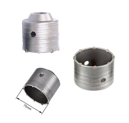 FRESA PER MURO CEMENTO DA 75 MM PER FORARE MATTONI DA UTILIZZARE CON TRAPANO