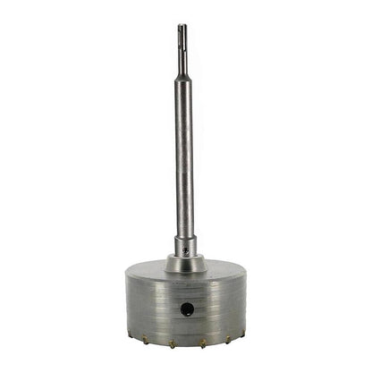 FRESA A TAZZA 130 MM CAROTATRICE MURO ASTA SDS PLUS 50 CM PROLUNGA DA TRAPANO