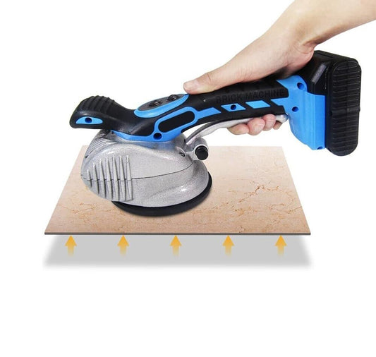 MACCHINA VIBRATORE VENTOSA PER PIASTRELLE MATTONELLE MARMO LIVELLATRICE BATTERIA