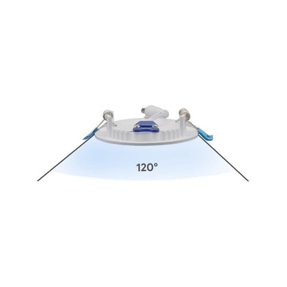 PANNELLO LED A INCASSO FARETTO SLIM 6 WATT 3 COLORI LUCE BIANCA CALDA NATURALE