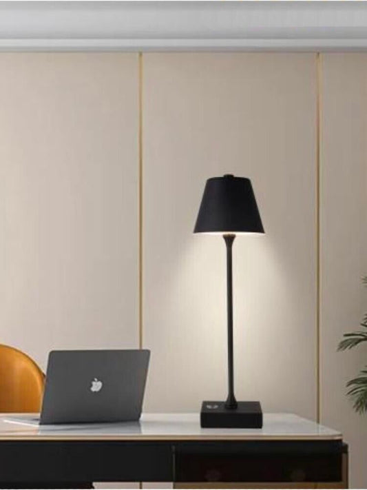 LAMPADA DA TAVOLO RICARICABILE USB 3 COLORI LUCE BIANCA CALDA NATURALE LUME 10 W