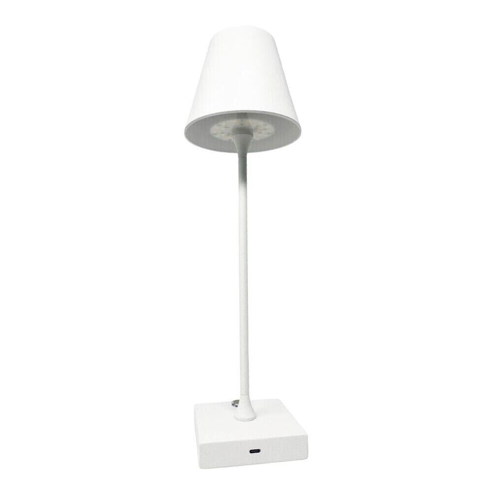 LAMPADA DA TAVOLO RICARICABILE USB 3 COLORI LUCE BIANCA CALDA NATURALE LUME 10 W