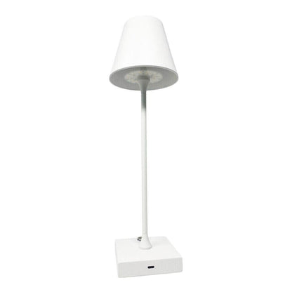 LAMPADA DA TAVOLO RICARICABILE USB 3 COLORI LUCE BIANCA CALDA NATURALE LUME 10 W