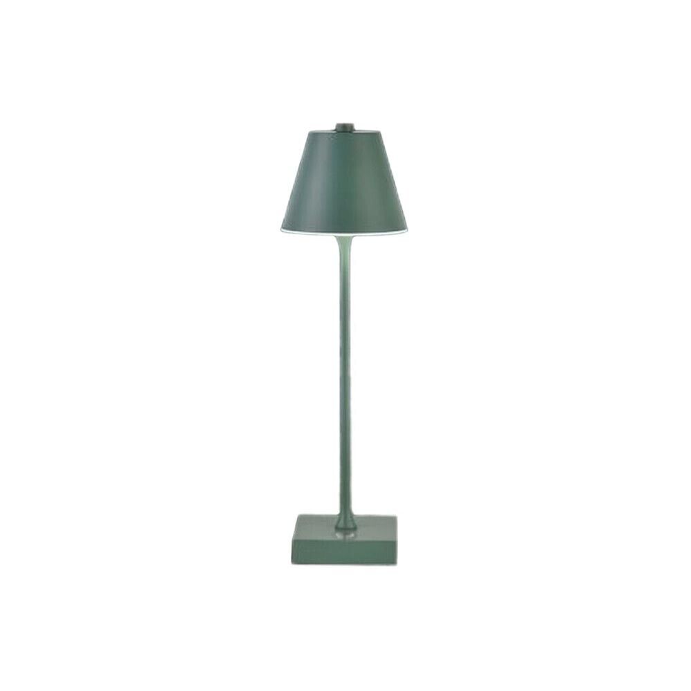 LAMPADA 10 WATT LUCE BIANCA CALDA NATURALE LUME DA TAVOLO RICARICABILE USB VERDE