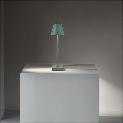 LAMPADA 10 WATT LUCE BIANCA CALDA NATURALE LUME DA TAVOLO RICARICABILE USB VERDE