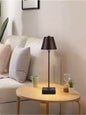 LAMPADA LUCE BIANCA CALDA NATURALE DA TAVOLO RICARICABILE USB LUME 10 W MARRONE