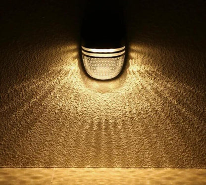 FARETTO LED PANNELLO SOLARE 3 WATT LUCE CALDA RICARICABILE SENSORE CREPUSCOLARE
