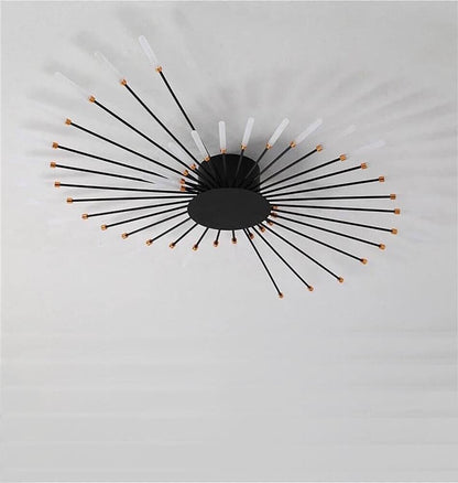 PLAFONIERA LED LUCE NATURALE 4000K 21 WATT LAMPADARIO DA SOFFITTO A RAGGI C33NN
