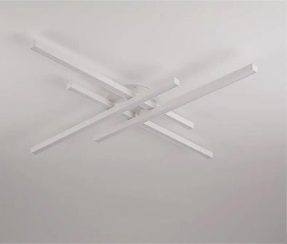 PLAFONIERA 45 WATT LAMPADARIO LED LUCE NATURALE 4000K MODERNO BIANCO PN21BN