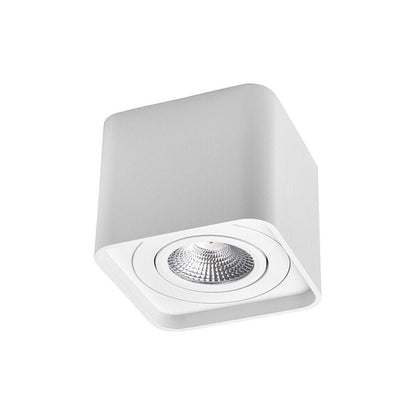PORTA FARETTO ORIENTABILE SUPPORTO PORTAFARETTO DA SOFFITTO ESTERNO BIANCO P34B1