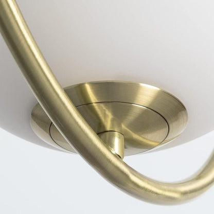 LAMPADARIO A SOSPENSIONE SFERA ATTACCO G9 MODERNO BRONZO