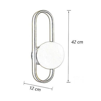 APPLIQUE A PARETE SFERA IN VETRO BIANCO LAMPADA DA MURO METALLO G9 BRONZO AQ47