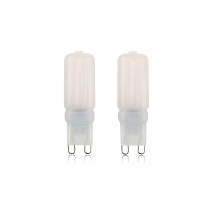 2 LAMPADINE LED LUCE NATURALE 4000K LAMPADINA G9 2.5 = 20 WATT X LAMPADARIO LUME