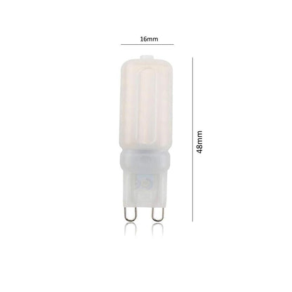 2 LAMPADINE LED LUCE NATURALE 4000K LAMPADINA G9 2.5 = 20 WATT X LAMPADARIO LUME