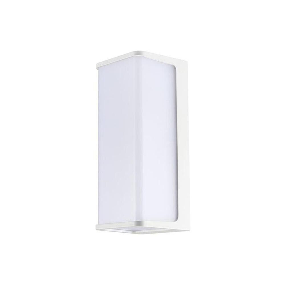 APPLIQUE LED LUCE NATURALE LAMPADA DA MURO 10 WATT INTERNO ESTERNO IP65 BIANCO