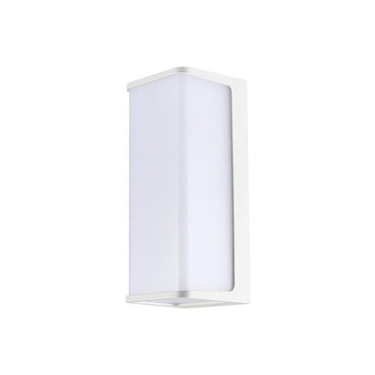 APPLIQUE LED LUCE NATURALE LAMPADA DA MURO 10 WATT INTERNO ESTERNO IP65 BIANCO