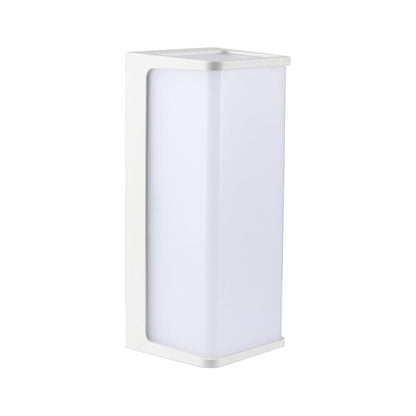 APPLIQUE LED LUCE NATURALE LAMPADA DA MURO 10 WATT INTERNO ESTERNO IP65 BIANCO