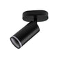 FARETTO ORIENTABILE DA SOFFITTO PARETE APPLIQUE PORTAFARETTO ATTACCO GU10 NERO