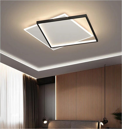 PLAFONIERA LED LUCE BIANCA CALDA NATURALE LAMPADA QUADRATO DA SOFFITTO 36 WATT