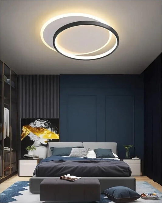 PLAFONIERA LED LUCE BIANCA CALDA NATURALE LAMPADA TONDA DA SOFFITTO 36 W