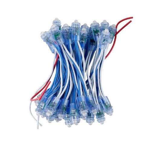 50 LED LUCE BLU PUNTI LUMINOSI EFFETTO CIELO STELLATO A INCASSO DA SOFFITTO 12V