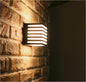 APPLIQUE LED LUCE CALDA LAMPADA A PARETE MURO 10 W ESTERNO FARETTO CUBO NERO