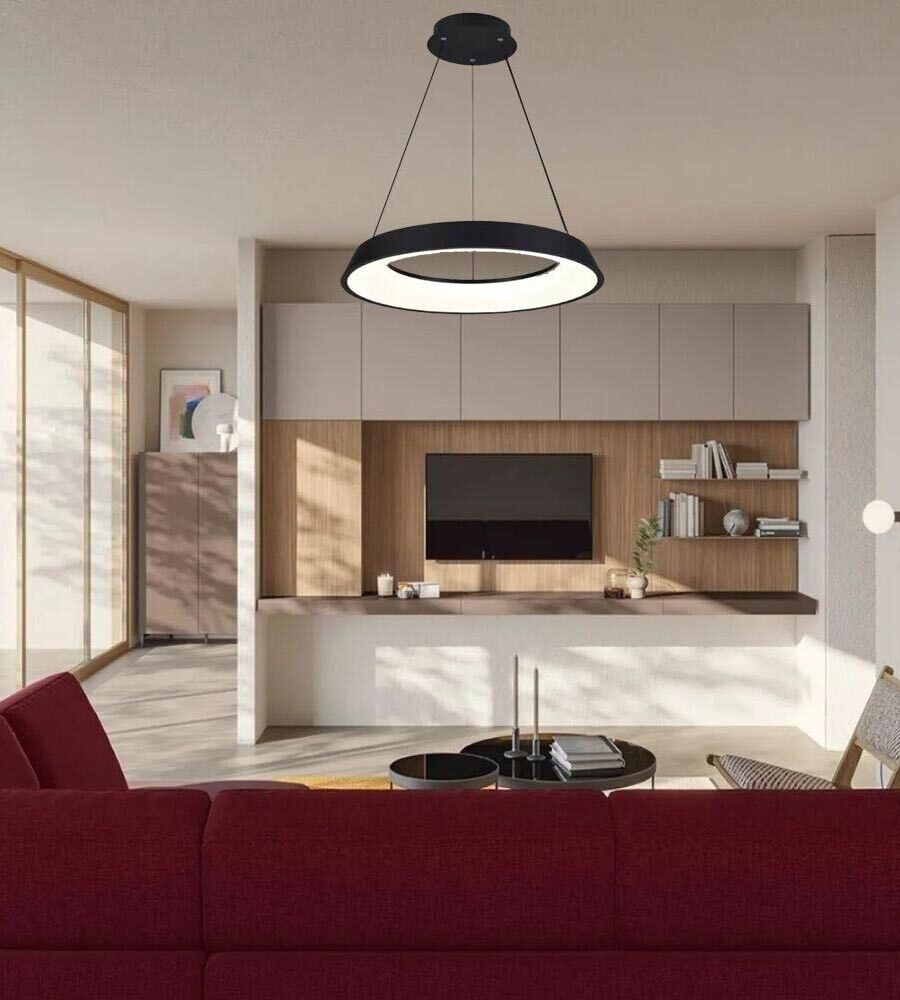 LAMPADARIO LED A SOSPENSIONE REGOLABILE 3 COLORI LUCE BIANCA CALDA NATURALE 43 W